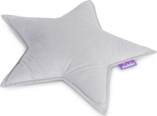 Βρεφικό Διακοσμητικό Μαξιλάρι Κούνιας Jukki "Αστέρι" Γκρι 45x45cm