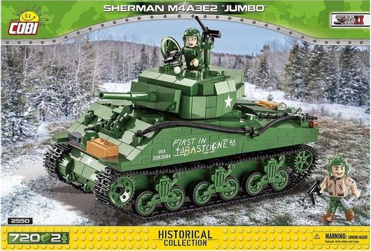 Τουβλάκια Cobi 2550 Historical Collection 1:48 Sherman M4A3E2 Jumbo 720τμχ για 11+ Ετών