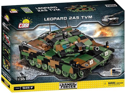 Τουβλάκια Cobi 2620 Armed Forces Leopard 2A5 Tvm 1:32 945τμχ για 8+ Ετών