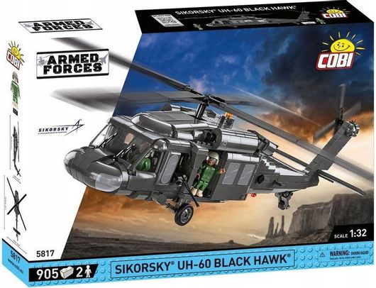 Τουβλάκια Cobi 5817 Armed Forces Sikorsky UH-60 Black Hawk 1:32 905τμχ για 9+ Ετών