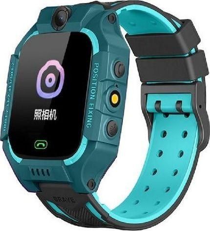 Smartwatch Παιδικό GPS & Καουτσούκ / Πλαστικό Λουράκι Πράσινο