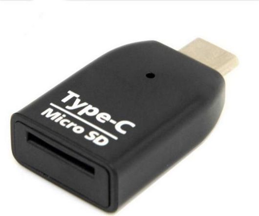 Card Reader Type-C για microSD Μαύρο