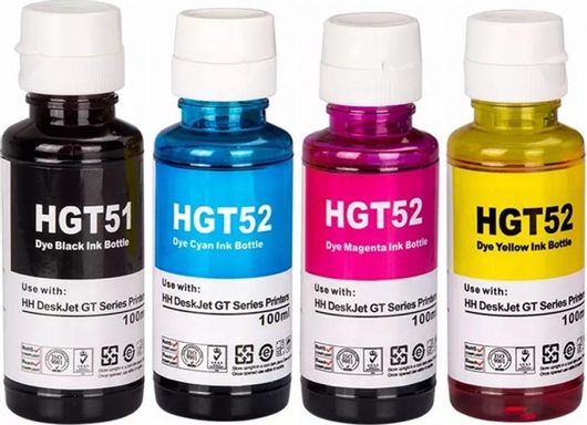 Συμβατά Μελάνια Εκτυπωτή τύπου HP GT51 / GT52 Μαύρο