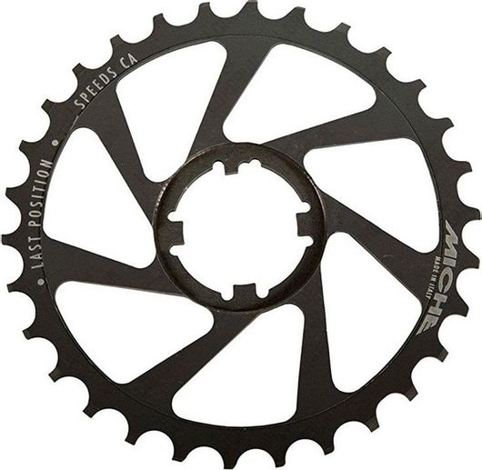 Τελικό Γρανάζι Miche για Shimano 34 Δόντια 11 sp Μαύρο