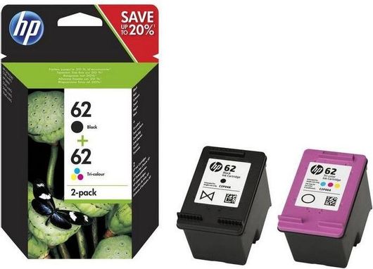 Μελάνια Εκτυπωτή InkJet HP 62 Multipack Black & Color