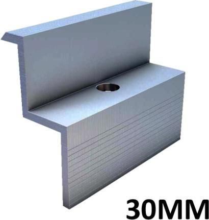 Αξεσουάρ Στήριξης Στήριγμα Τερματικό Σε Προφίλ Αλουμινίου 30mm