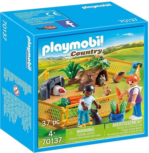 Playmobil Country Small Animals in the Outdoor Enclosure για 4+ Ετών #70137