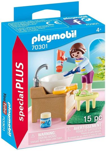 Playmobil Special Plus Girl with Toothbrush για 4+ Ετών #70301