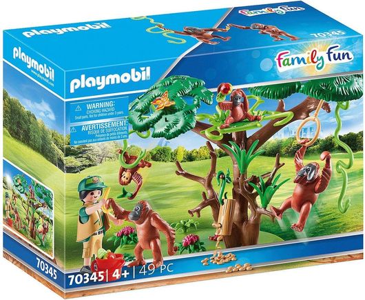 Playmobil Family Fun Tree with Orang Utans για 4+ Ετών #70345