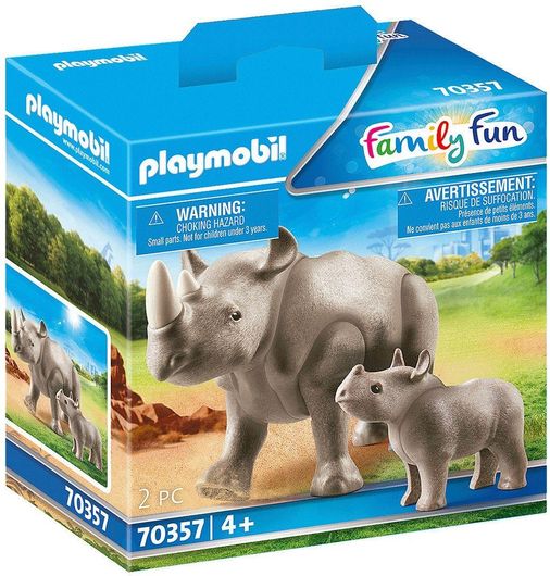 Playmobil Family Fun Rhinos για 4+ Ετών #70357