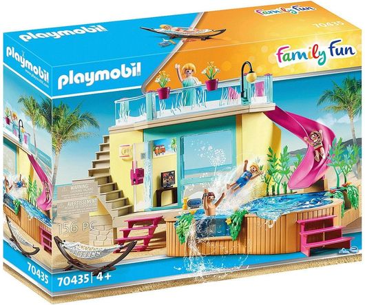Playmobil Family Fun Bungalow with Pool για 4+ Ετών #70435