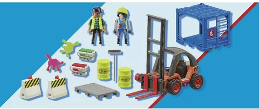 Playmobil City Action: Κλάρκ Εμπορευμάτων για 4+ Ετών #70772