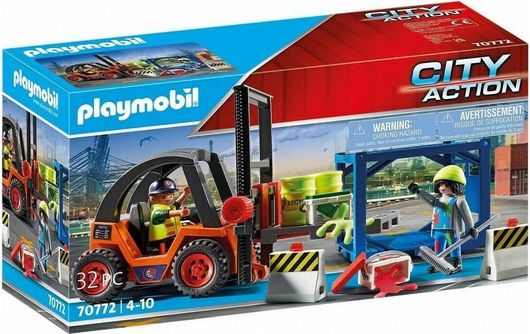 Playmobil City Action: Κλάρκ Εμπορευμάτων για 4+ Ετών #70772