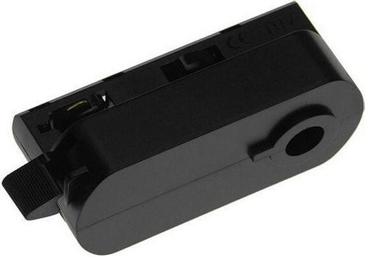 Σύνδεσμος Ράγας Φωτιστικών GloboStar Διφασικός 3 Καλωδίων Αντάπτορας Κρέμασης για Σποτ Μαύρο 93123