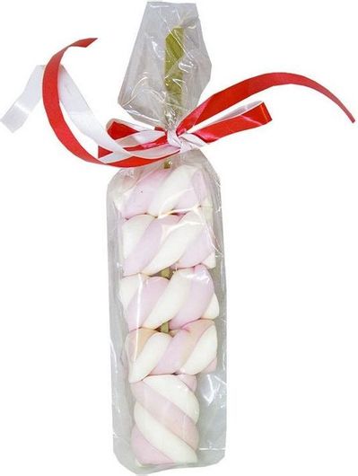 Ζαχαρωτά Camelot Μακεδονικά Ζαχαρώδη Marshmallows Ροζ & Λευκό Twist Χωρίς Γλουτένη 30gr