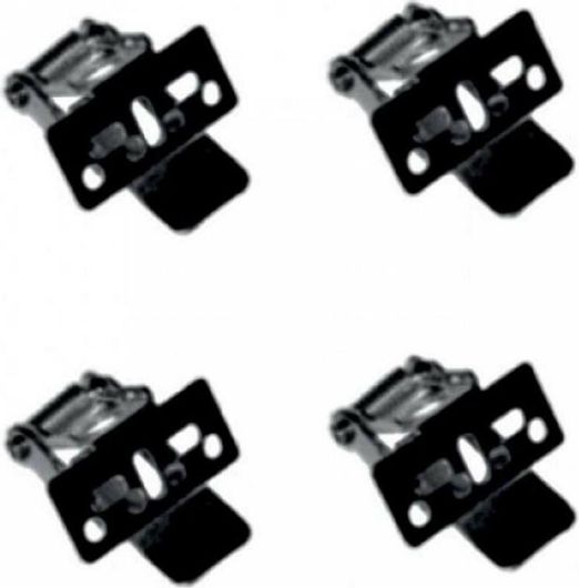 Στήριγμα για Φωτιστικά Inlight BAPAN004 Μεταλλικό για LED Panel 4τμχ Μαύρο 