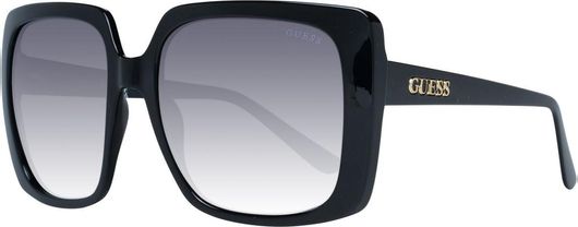 Γυναικεία Γυαλιά Ηλίου Guess GF6142 01B με Μαύρο Κοκκάλινο Σκελετό & Μαύρο Φακό 