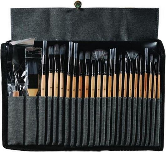 Πινέλα Ζωγραφικής Next σε Θήκη 24τμχ