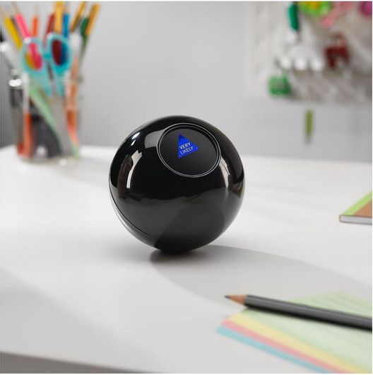 Μαγική Σφαίρα Προβλέψεων Winning Moves Mystery 8 Ball Μαύρο