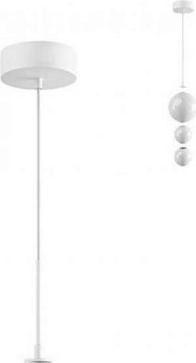 Ροζέτα Φωτιστικού Οροφής Zambelis Lights Λευκό 22230-W