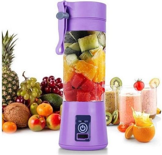 Μπλέντερ MW-20001 Μοβ για Smoothies με Κανάτα 0.38lt & Ισχύ 180Watt