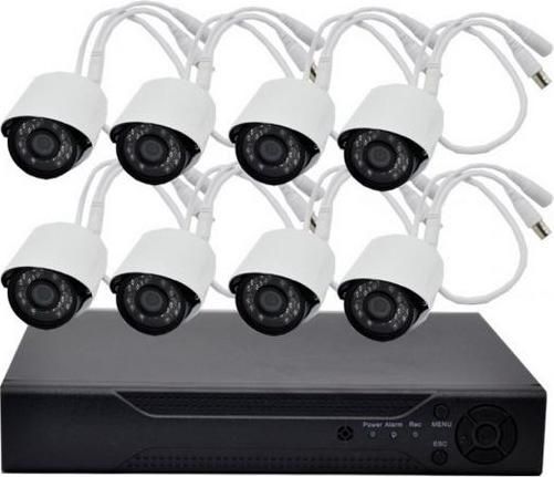 Ολοκληρωμένο Σύστημα CCTV 1009-1 με 8 Ασύρματες Κάμερες
