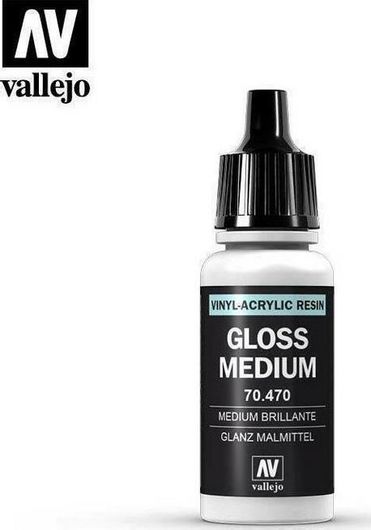 Βερνίκι Μοντελισμού Acrylicos Vallejo 70470 17ml Auxiliary Gloss Medium