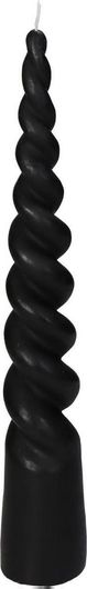 Κερί ArteLibre Στριφτό Κώνος Μαύρο 5.5x5.5x30cm