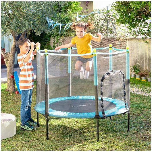 Τραμπολίνο InnovaGoods Kidine Παιδικό με Προστατευτικό Δίχτυ 140cm