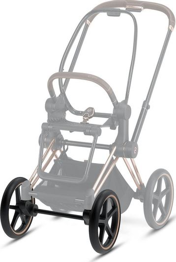 Kit Μετατροπής Καροτσιού Cybex Priam Front Wheel Set Rough Terrain Μαύρο
