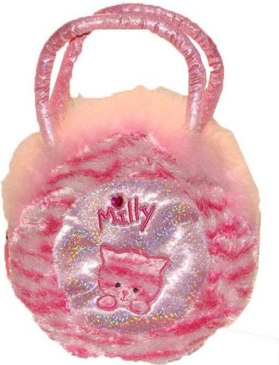 ​Παιδική Τσάντα Χνουδωτή Milly Ροζ