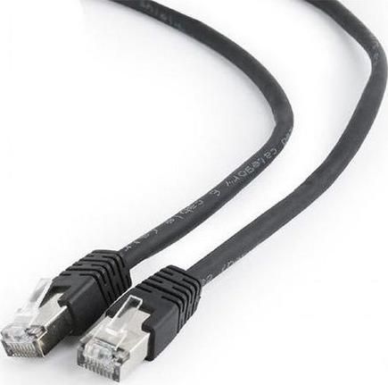Καλώδιο Δικτύου Ethernet Cablexpert F / FTP Cat.6 0.5m Μαύρο