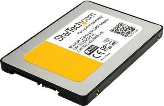 Θήκη StarTech για Σκληρό Δίσκο 2.5" PCI Express / SATA III NVME με Σύνδεση SATA Ασημί