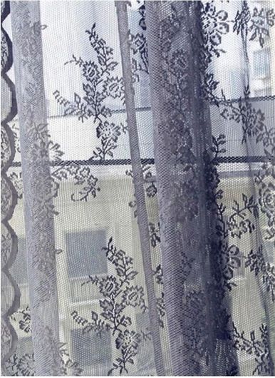Κουρτίνα My Home Luxury Romantic με Τρέσα Γκρι 280x270cm