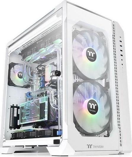 Κουτί Υπολογιστή Thermaltake View 51 TG ARGB Gaming Full Tower με Πλαϊνό Παράθυρο Snow