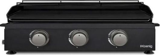 Ψησταριά Αερίου H.Koenig PLX1032 με 3 Καυστήρες Σχήματος U Μαύρο