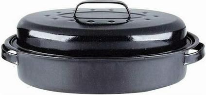 Γάστρα Sidirela Οβάλ από Αλουμίνιο με Σχάρα 33x23cm 6τμχ