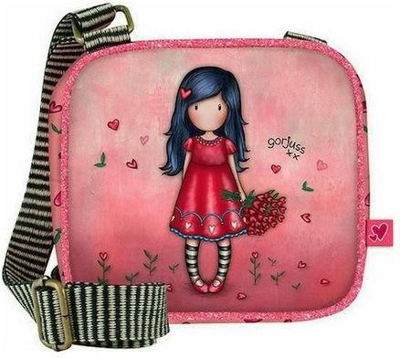 Παιδική Τσάντα Santoro Love Grows Ώμου Ροζ 15x6.5x6cm
