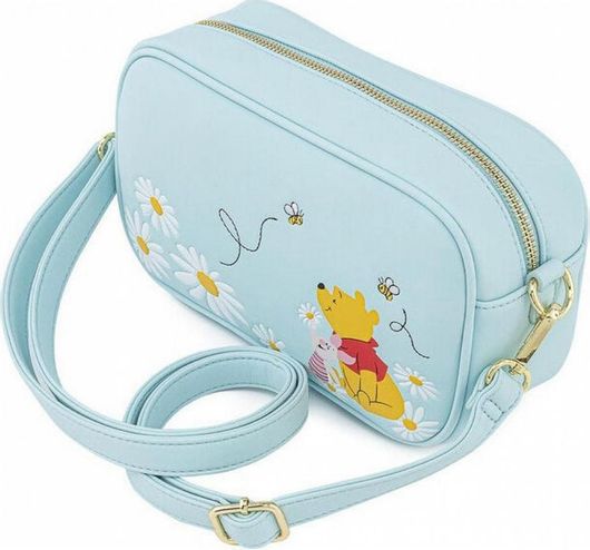 Παιδική Τσάντα Loungefly Winnie The Pooh Daisy Friends Cross Body Μέσης Γαλάζιο