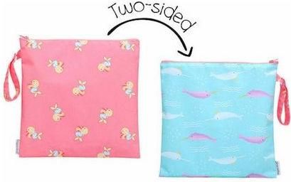 Παιδική Τσάντα Flapjackkids Mermaid Αδιάβροχη Ροζ