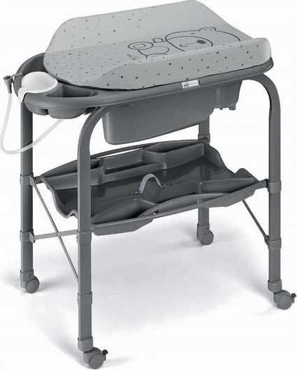 Μπανιέρα-Αλλαξιέρα Μωρού Cam Cambio Teddy Γκρι