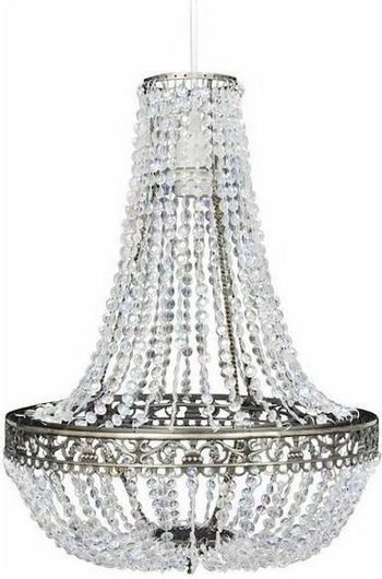 Πολυέλαιος vidaXL Ø46cm με Κρύσταλλα Διάφανος 241121