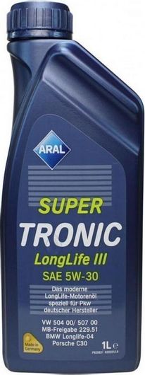 Λάδι Αυτοκινήτου Aral I 5W-30 LL Συνθετικό SuperTronic LongLife II 1lt