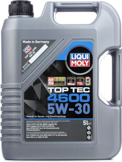 Λάδι Αυτοκινήτου Liqui Moly Top Tec 4600 5W-30 C2 Συνθετικό για κινητήρες Diesel 5lt