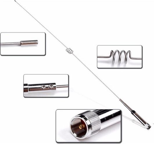 Κεραία Αυτοκινήτου UHF Dual Band 144 / 430MHz 99cm NL-770H