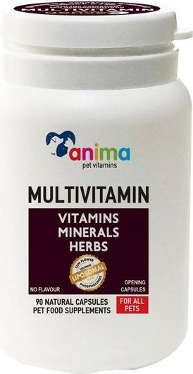 Anima Pet Vitamins Pet Πολυβιταμίνες Σκύλου σε Κάψουλες για Ενίσχυση Ανοσοποιητικού