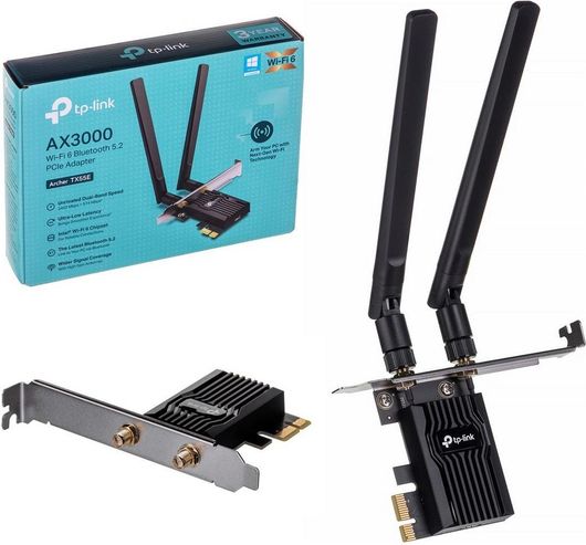 Κάρτα Δικτύου TP-LINK Archer TX55E v1 Ασύρματη Wi‑Fi 6 2976Mbps PCI-e