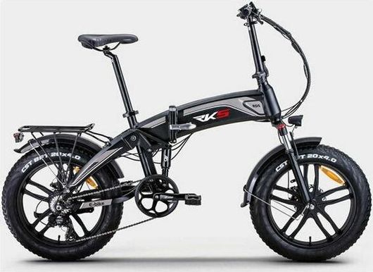 Ηλεκτρικό Ποδήλατο Πόλης RKS RD5 20" Σπαστό με 7 Ταχύτητες & Δισκόφρενα Μαύρο