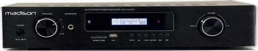 Ενισχυτής Hi-Fi Madison MAD1400BT Τελικός Stereo 180W / 4Ω 150W / 8Ω Μαύρο