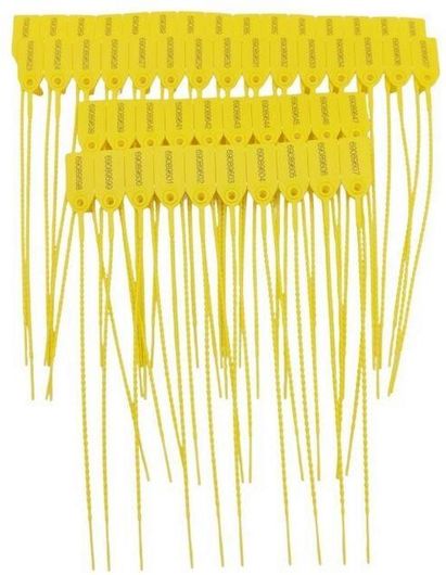 Σήμανση Καλωδίων Rolinger Δεματικά Ασφαλείας 50τμχ Κίτρινο